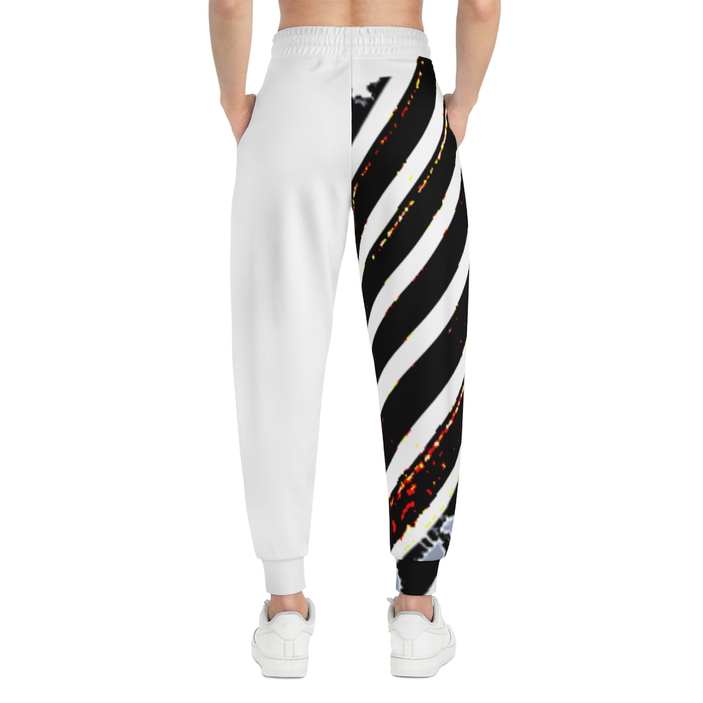 Stripped Athletic Joggers (AOP)