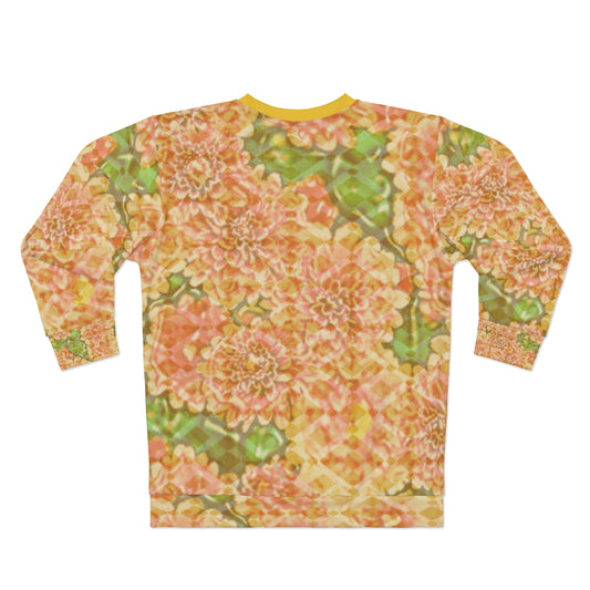 Branded Faded Floral Yellow AOP Unisex Sweatshirt