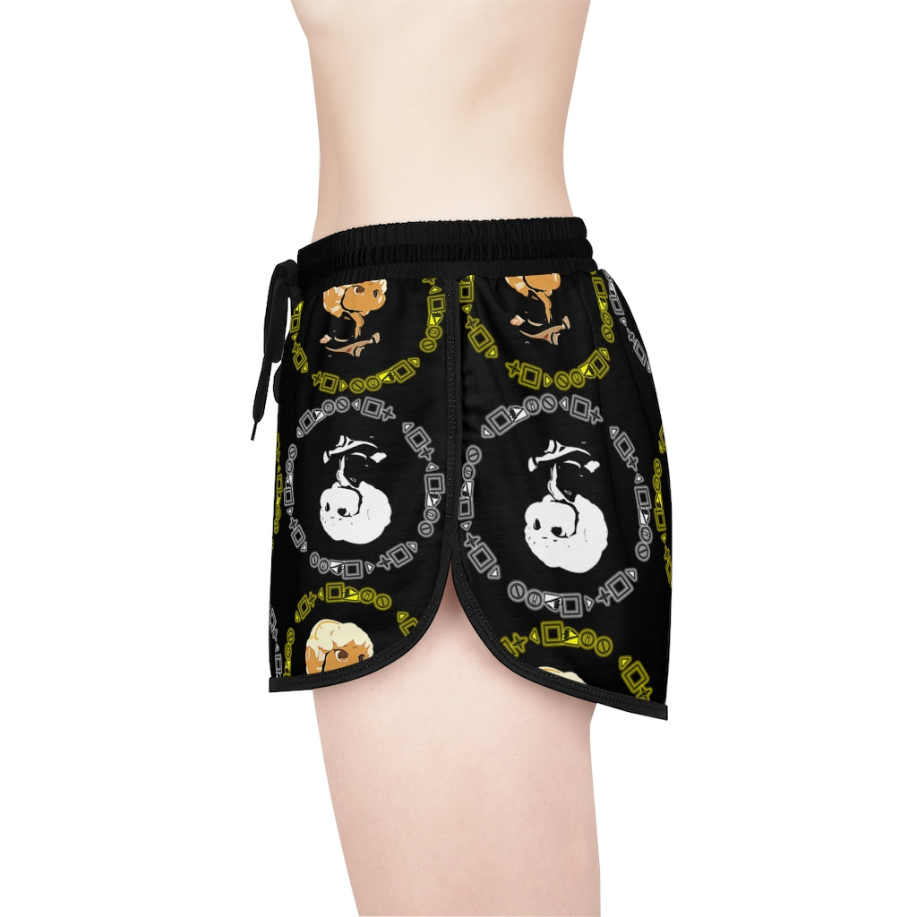 Branded Pattern Women's Relaxed Shorts