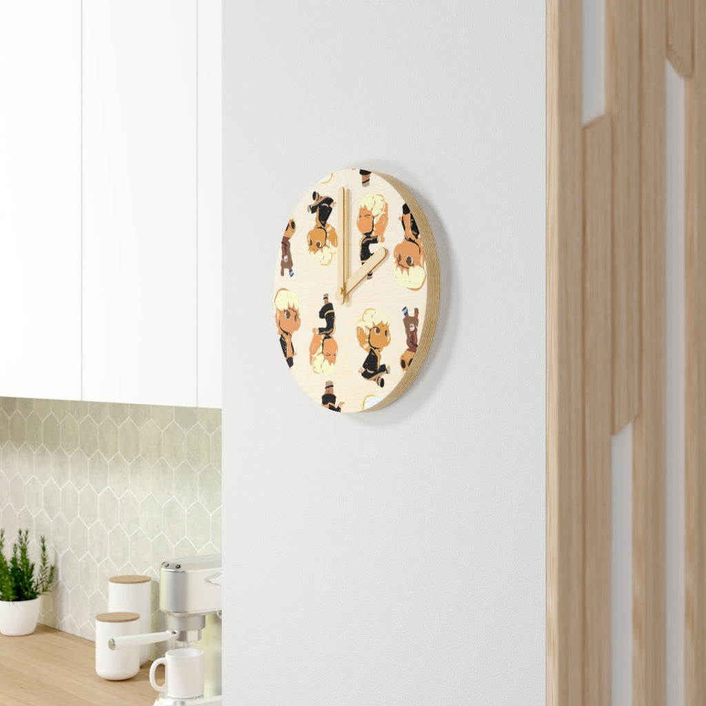 Branded Wooden Wall Clock