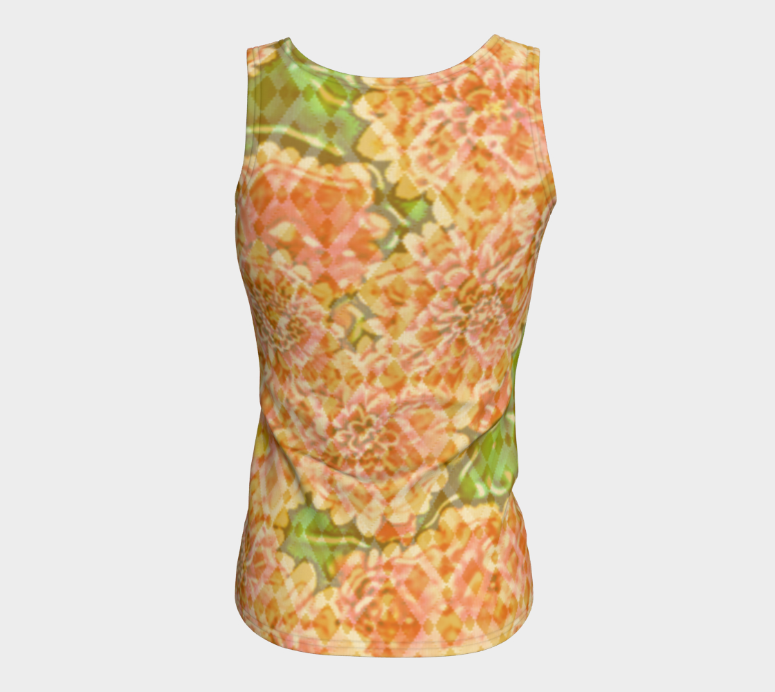 Faded Floral Tank Top