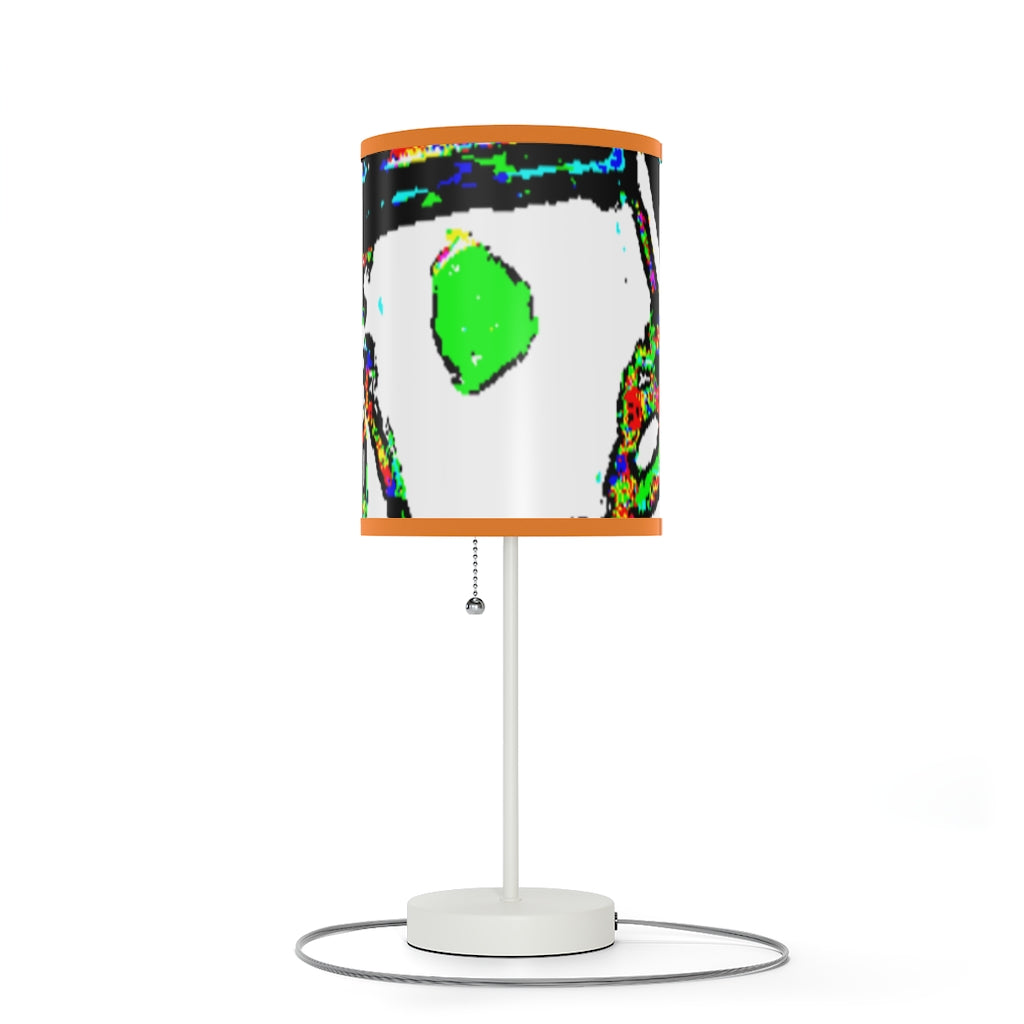 Painted Money Lamp on a Stand, US|CA plug