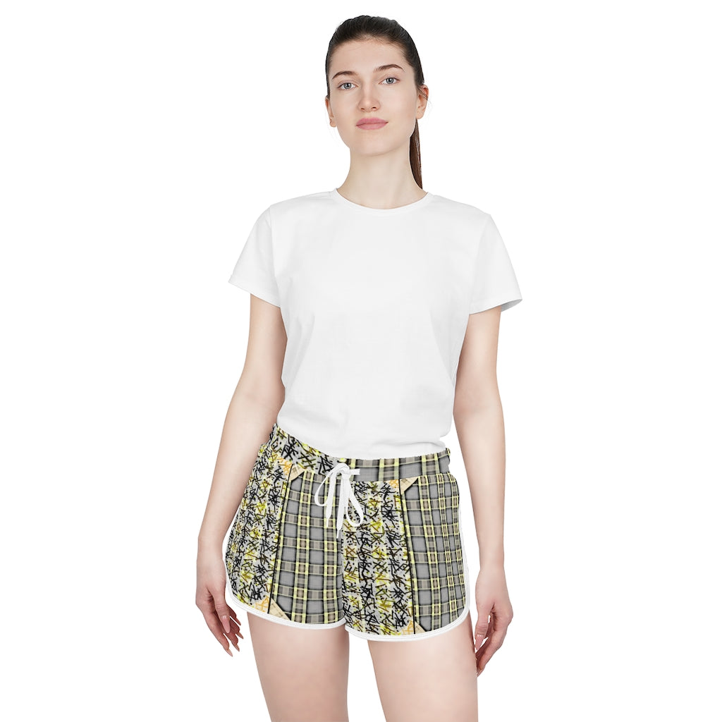 Patchwork Women's Relaxed Shorts (AOP)