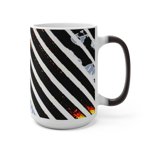 Stripped Color Changing Mug