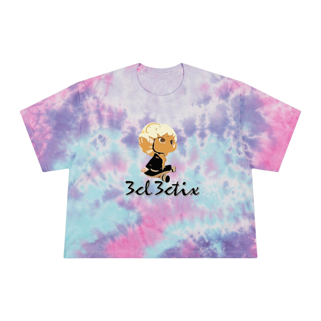 Branded Women's Tie-Dye Crop Tee