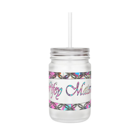 Graphic "Wifey" Mason Jar