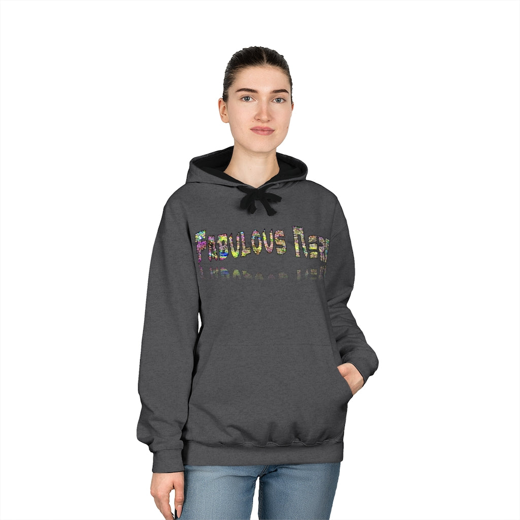 Graphic "Fabulous Nerd" Unisex Varsity Hoodie