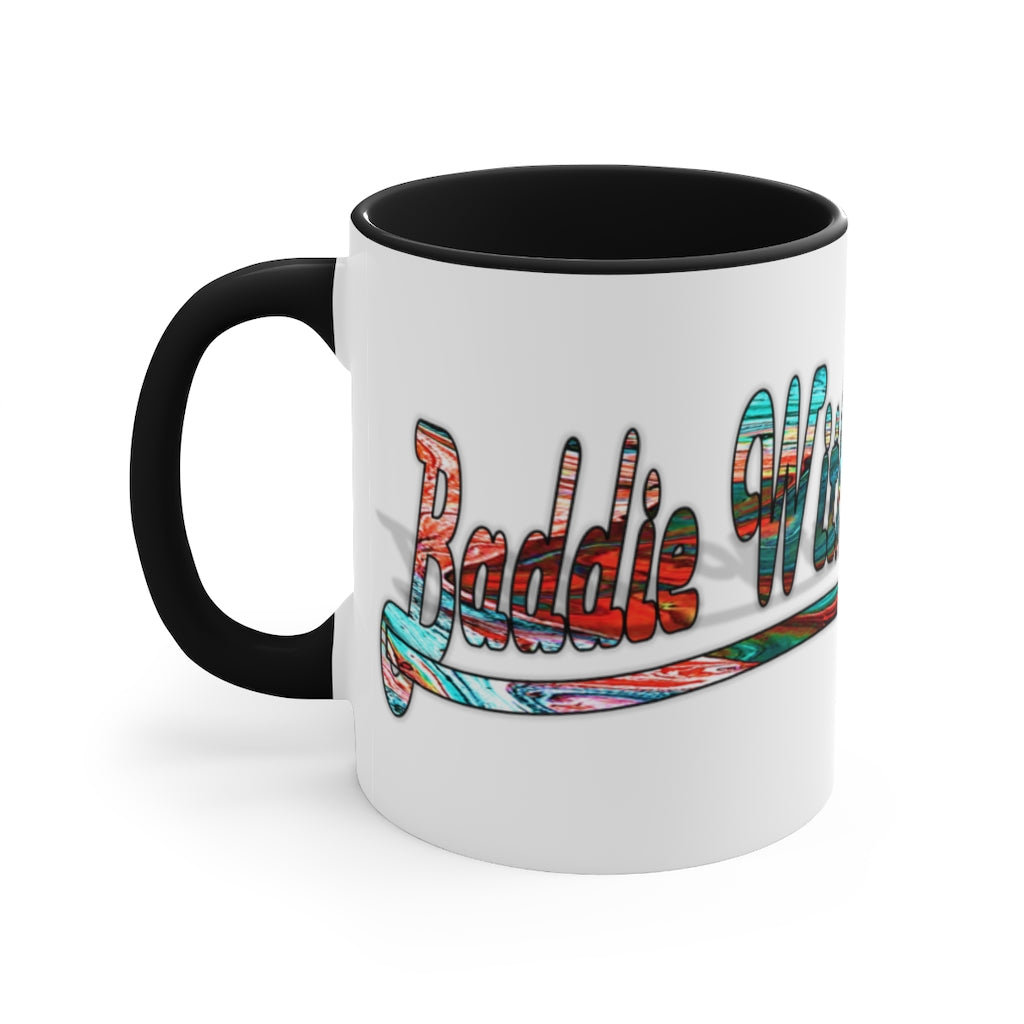 Graphic "Baddie" Accent Mug