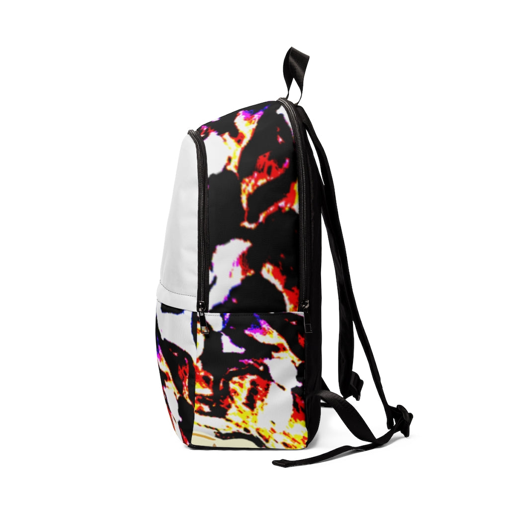 Floral Unisex Fabric Backpack