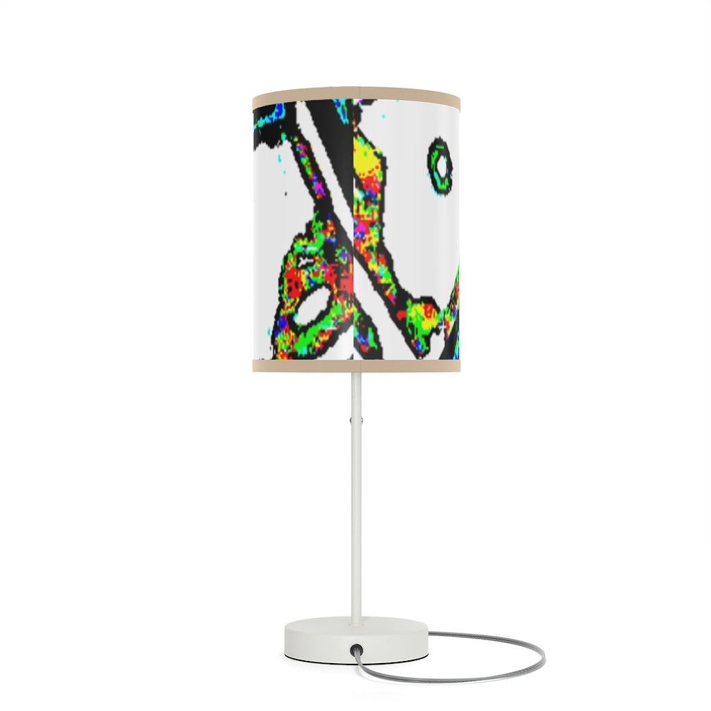 Painted Money Lamp on a Stand, US|CA plug