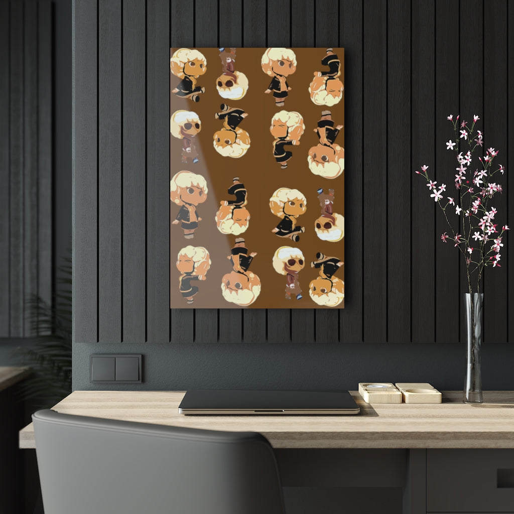 Brown Branded Acrylic Prints