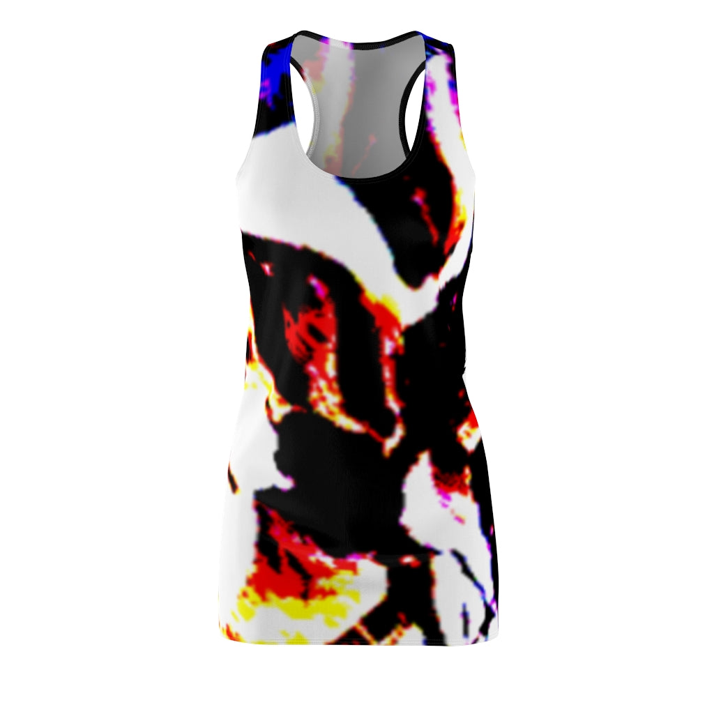 Floral Women's Cut & Sew Racerback Dress