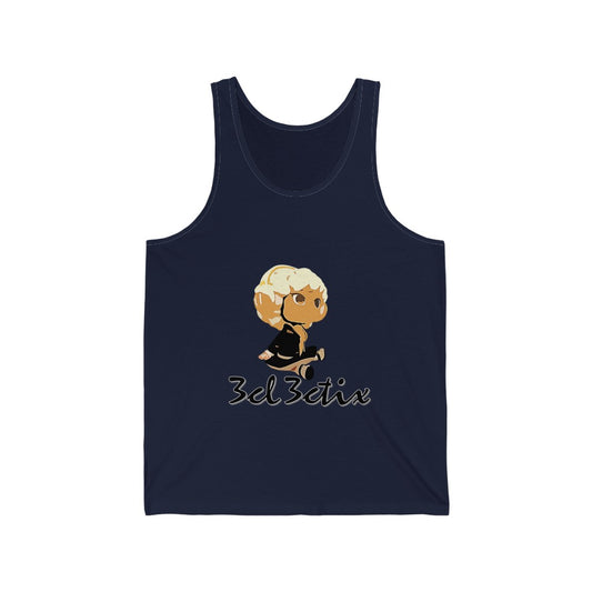 Branded Unisex Jersey Tank