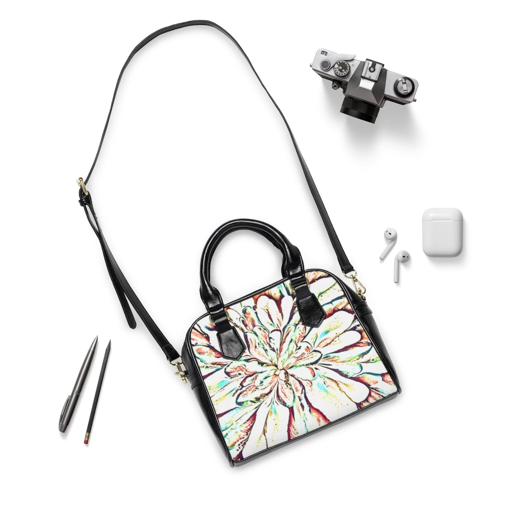 Psycho Print Shoulder Handbag