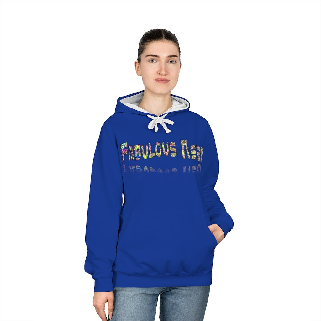 Graphic "Fabulous Nerd" Unisex Varsity Hoodie