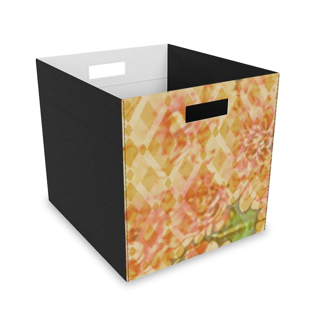 Floral Felt Storage Box