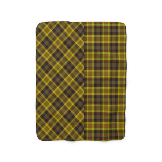 Mixed Plad Fleece Blanket