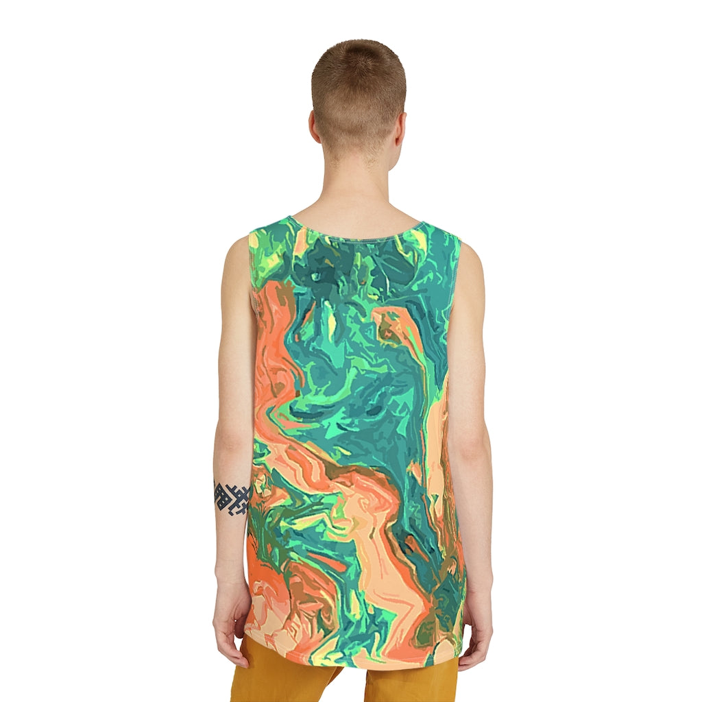 CDEJ Green Marble Print Tank