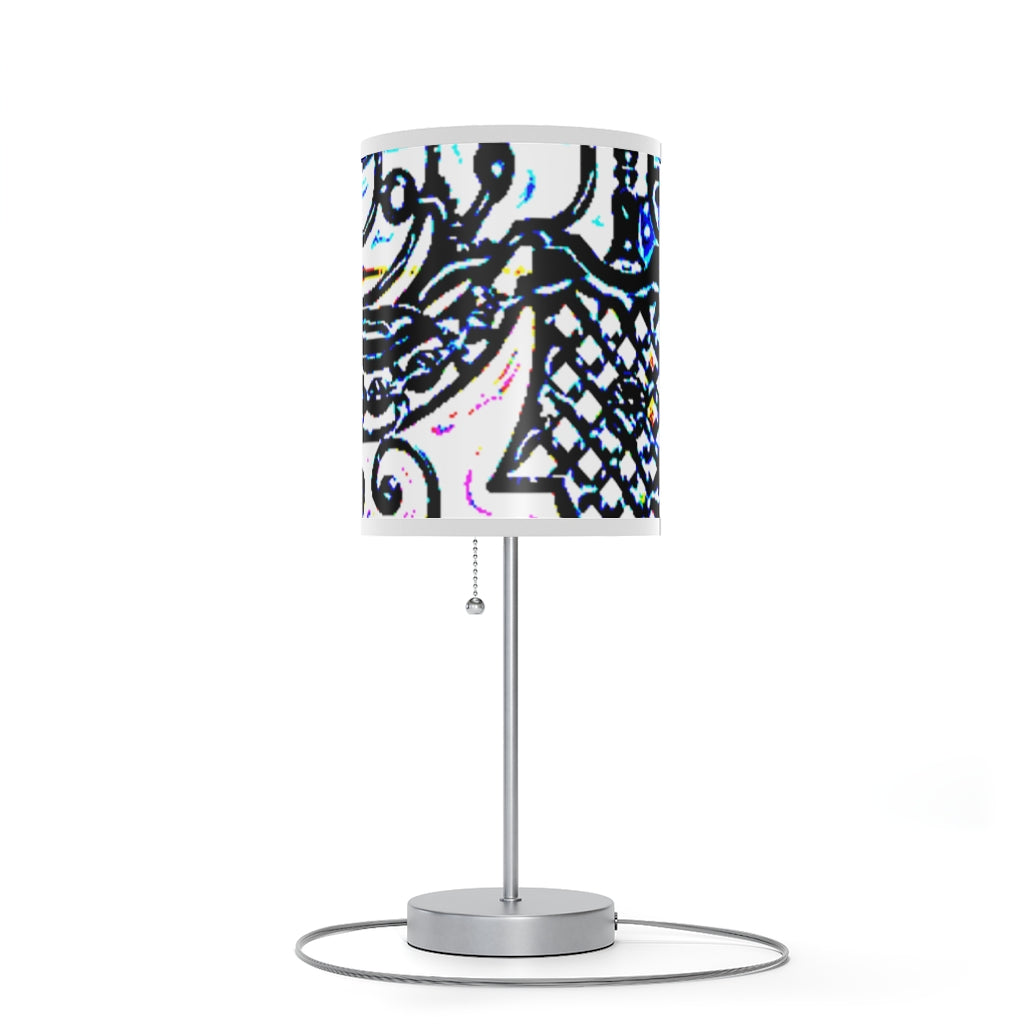 Faux Baroque Lamp on a Stand, US|CA plug