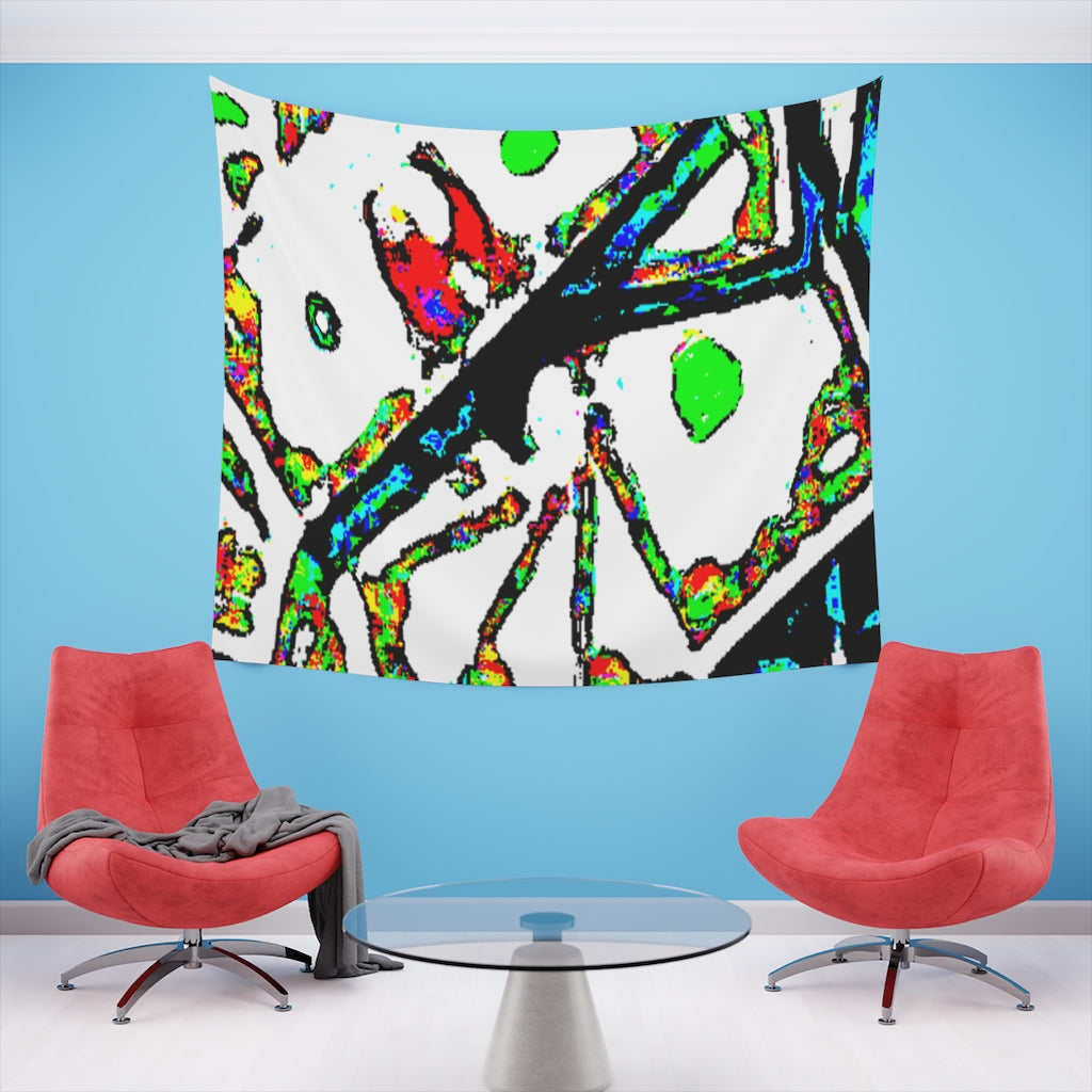 Painted Money Printed Wall Tapestry