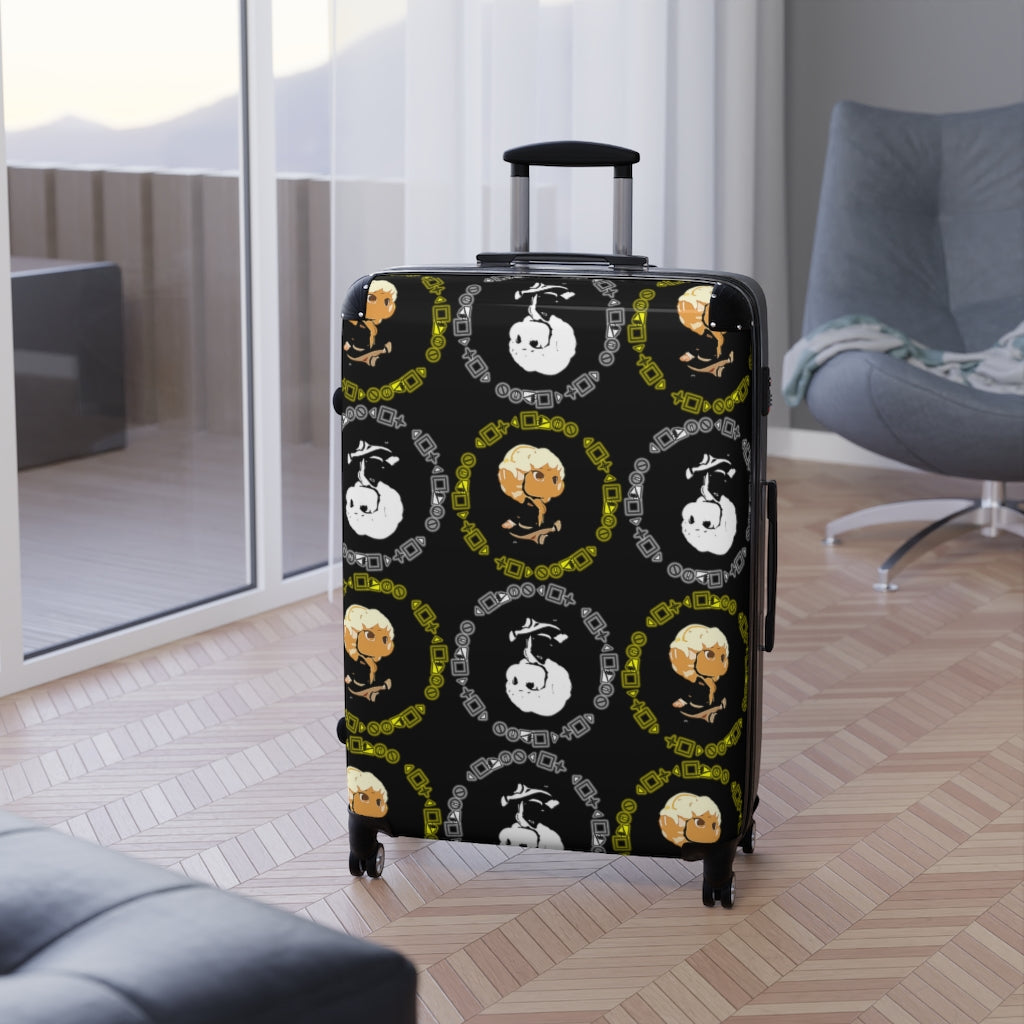 Branded Pattern Suitcases