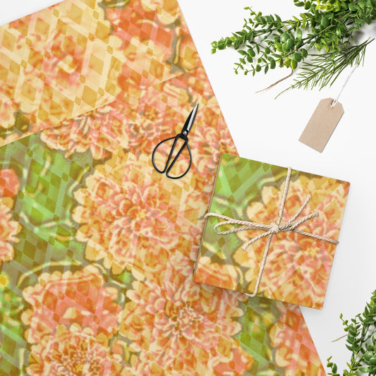 Faded Floral Wrapping Paper