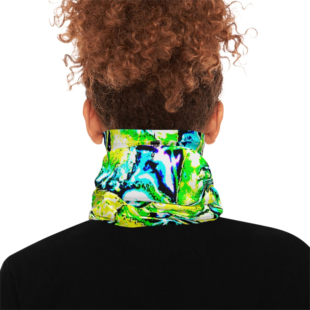 Neon Neck Gaiter With Drawstring