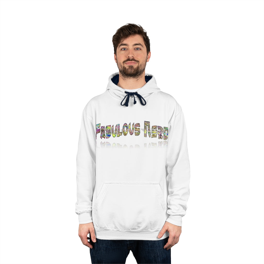 Graphic "Fabulous Nerd" Unisex Varsity Hoodie