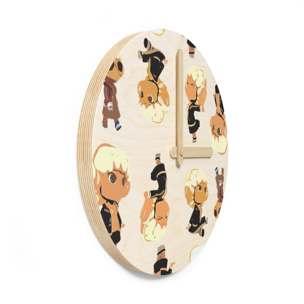 Branded Wooden Wall Clock