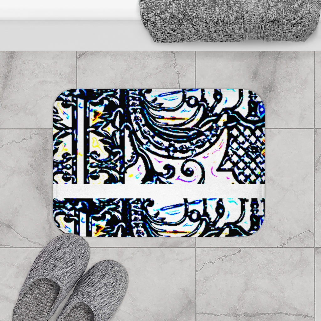 Faux Baroque Bath Mat