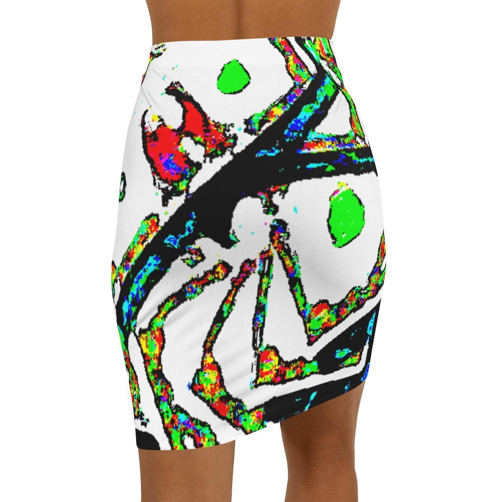 Painted Money Women's Mini Skirt