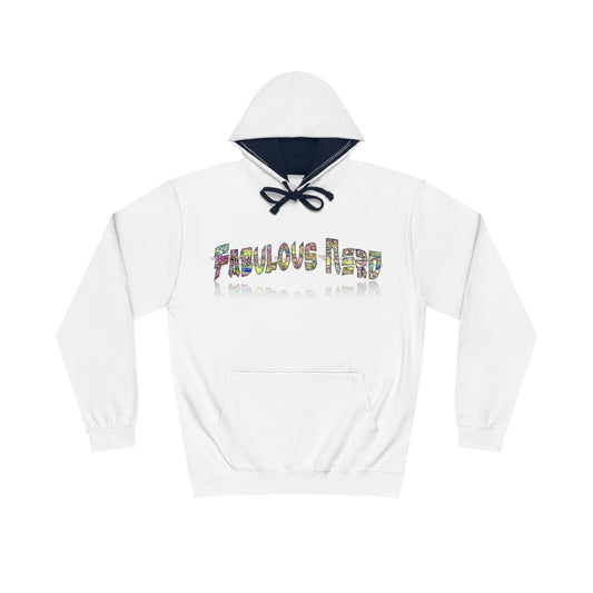 Graphic "Fabulous Nerd" Unisex Varsity Hoodie