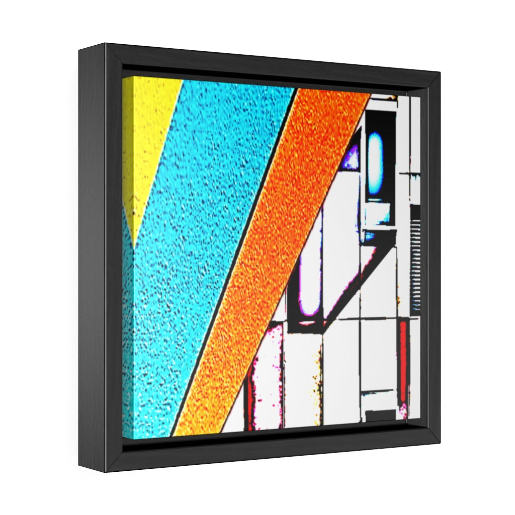 Abstract Gallery Canvas Wraps, Square Frame