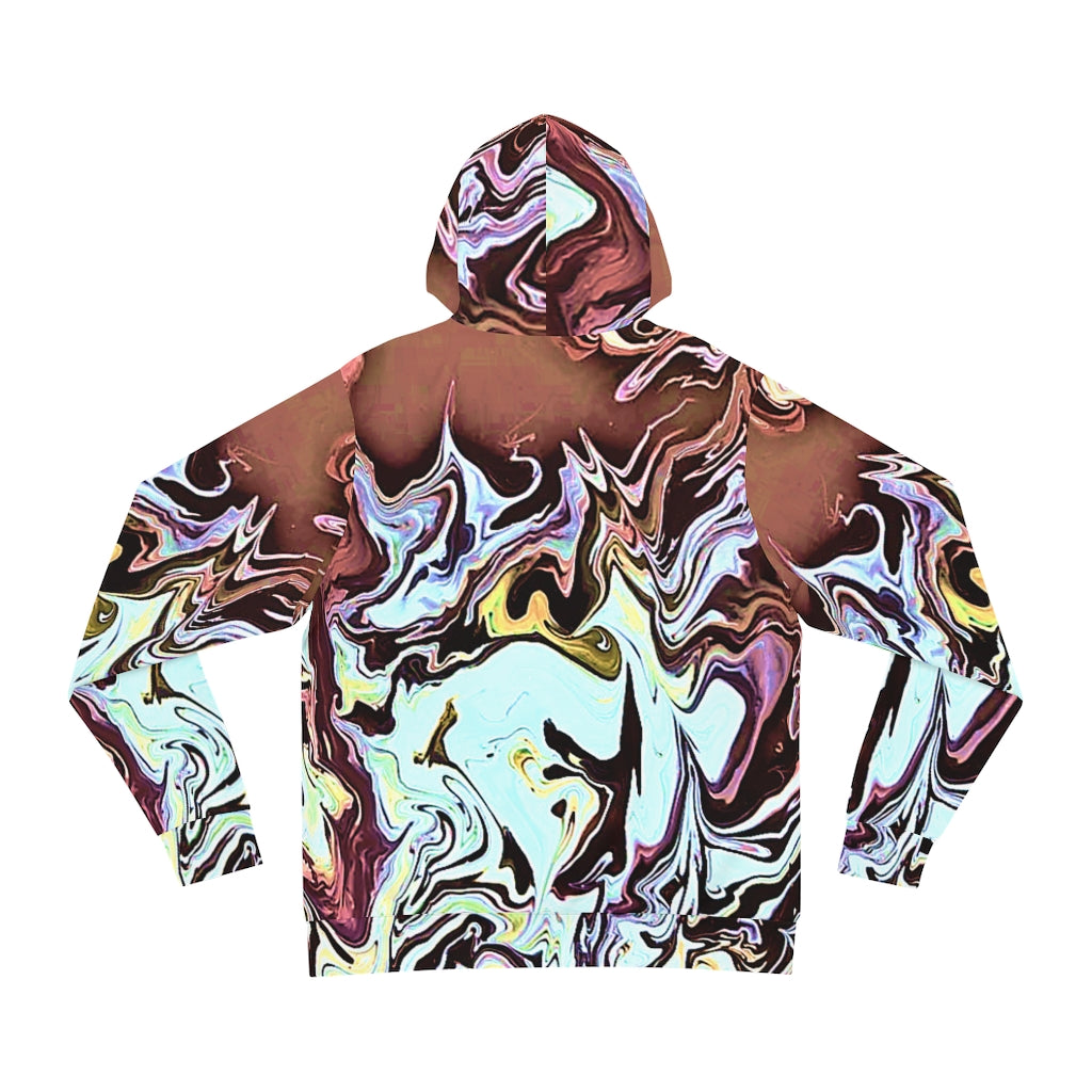 CDEJ Turquoise Marble AOP Fashion Hoodie