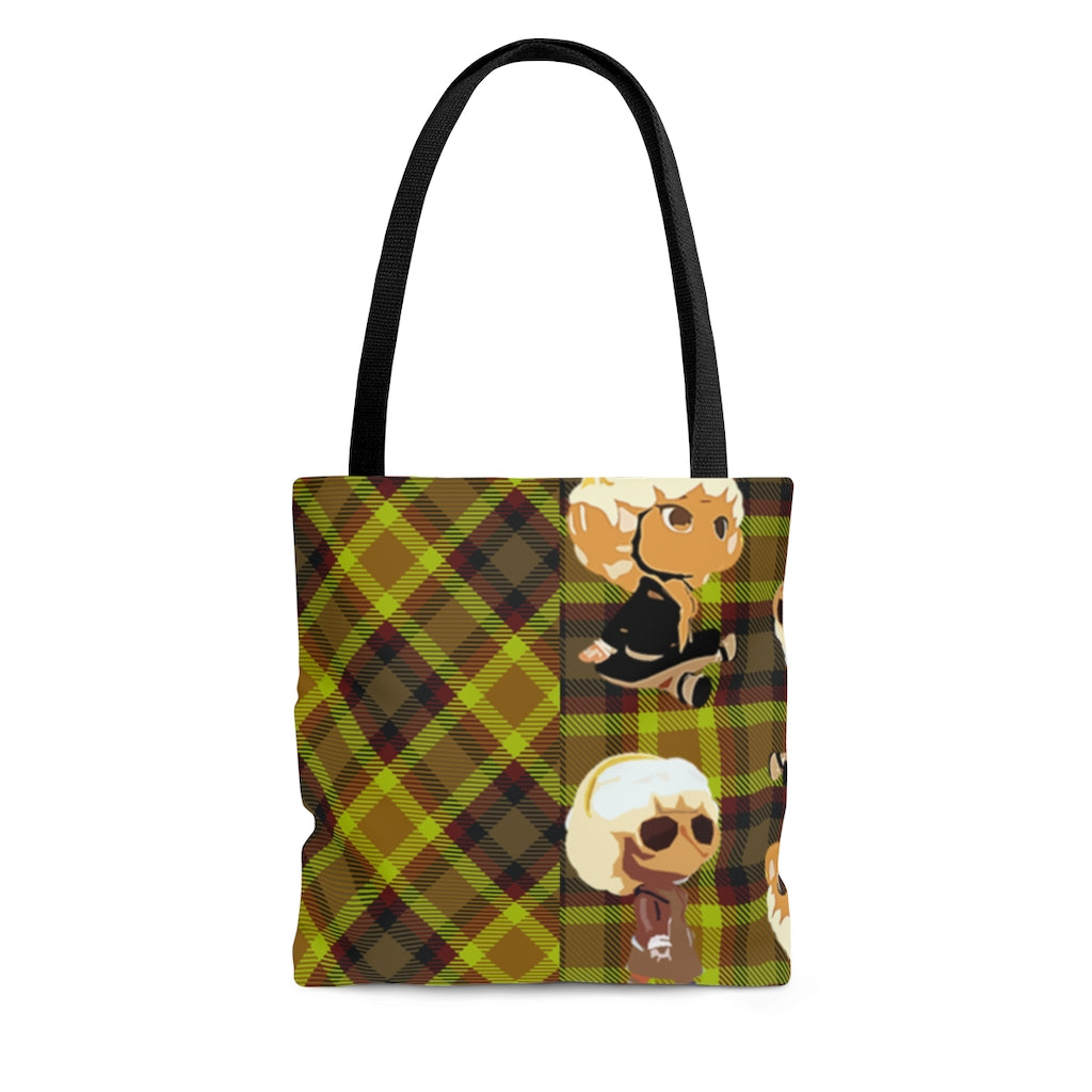 Branded Plad Tote Bag