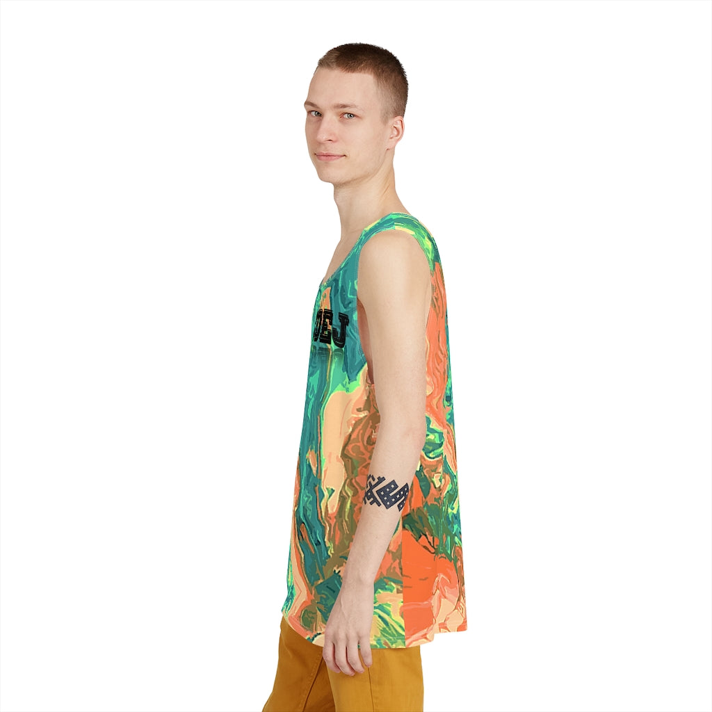 CDEJ Green Marble Print Tank