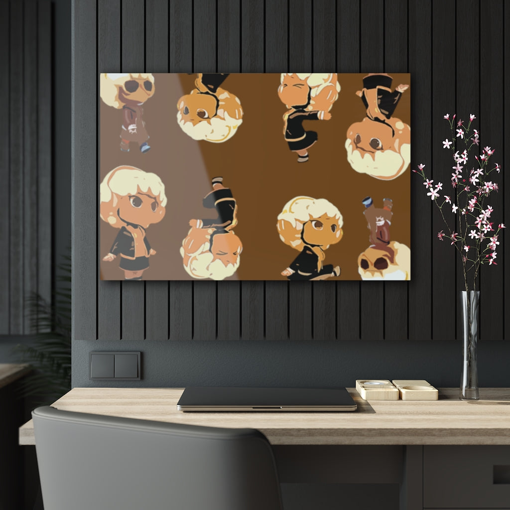 Brown Branded Acrylic Prints