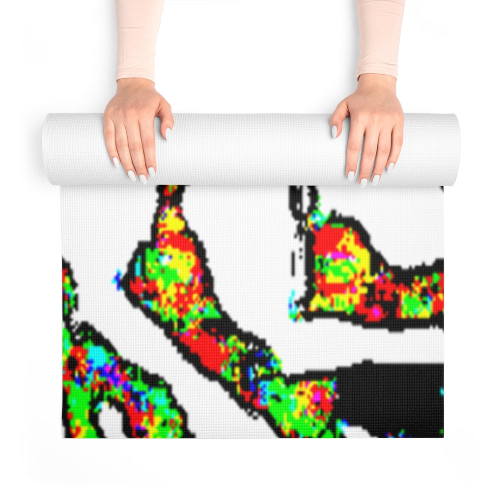 Painted Money Foam Yoga Mat