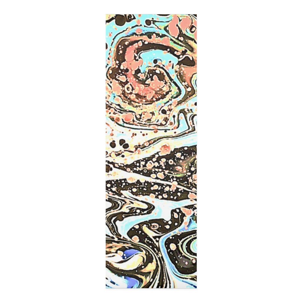 CDEJ Light Brown Marble Foam Yoga Mat