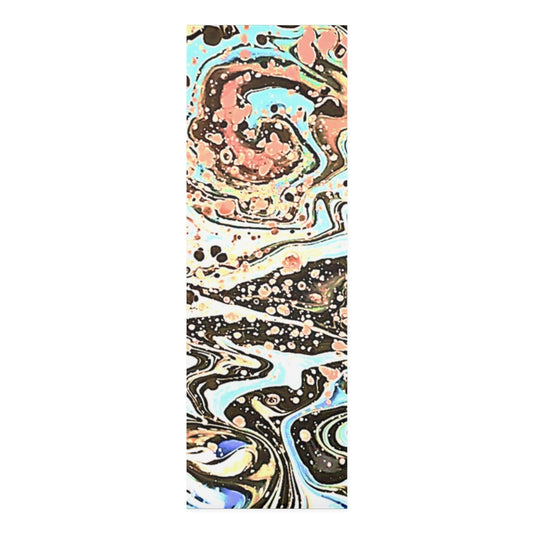 CDEJ Light Brown Marble Foam Yoga Mat