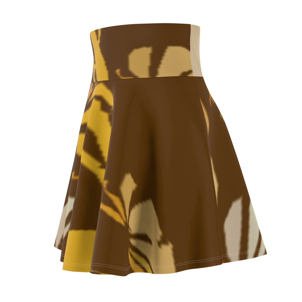 Brown Women's Skater Skirt