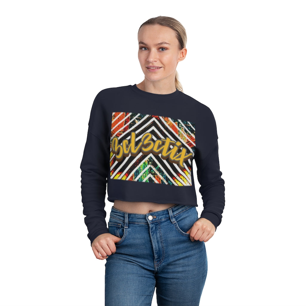 Branded Women's Cropped Sweatshirt