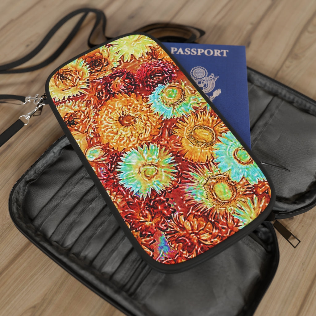 Floral Passport Wallet