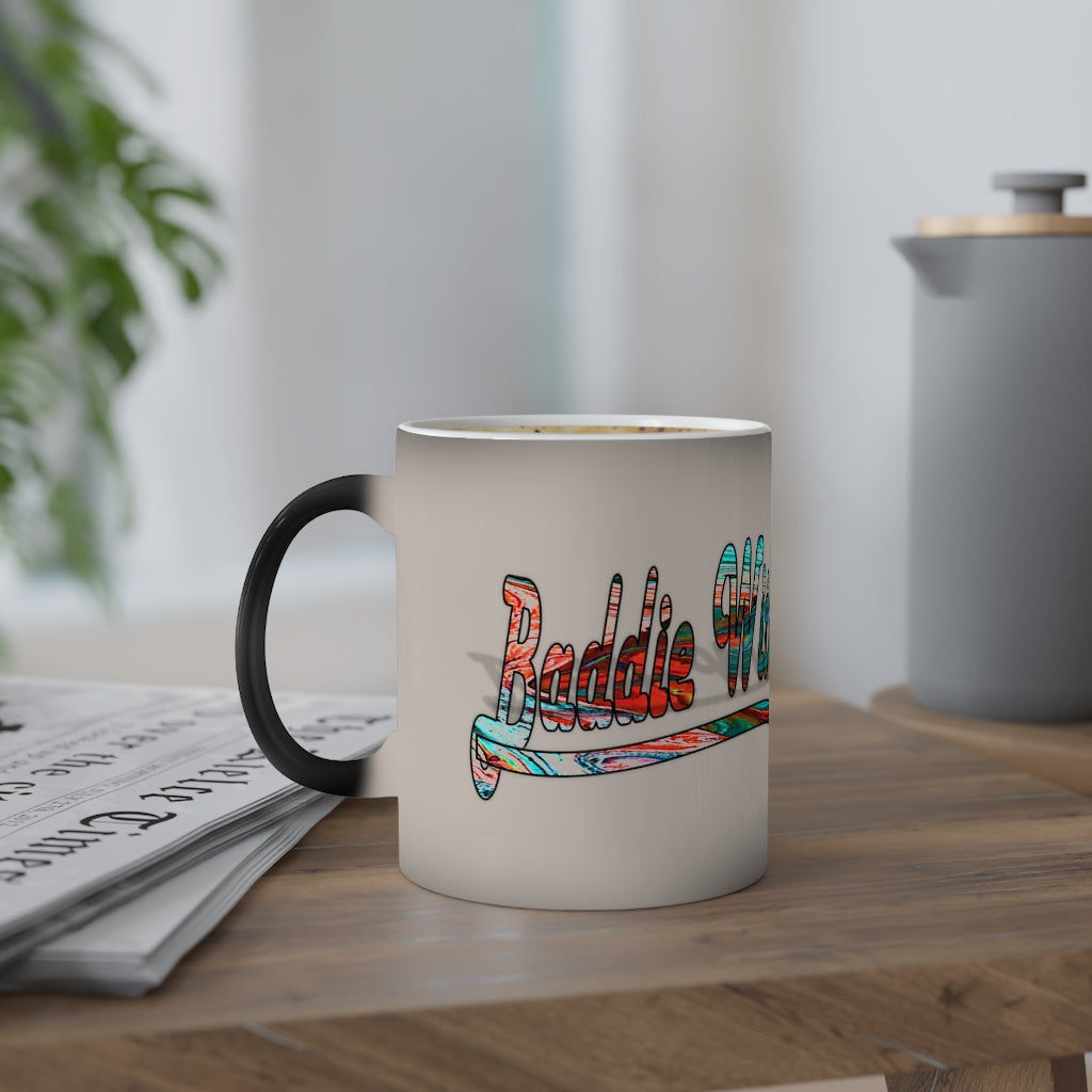 Graphic "Baddie" Color-Changing Mug, 11oz