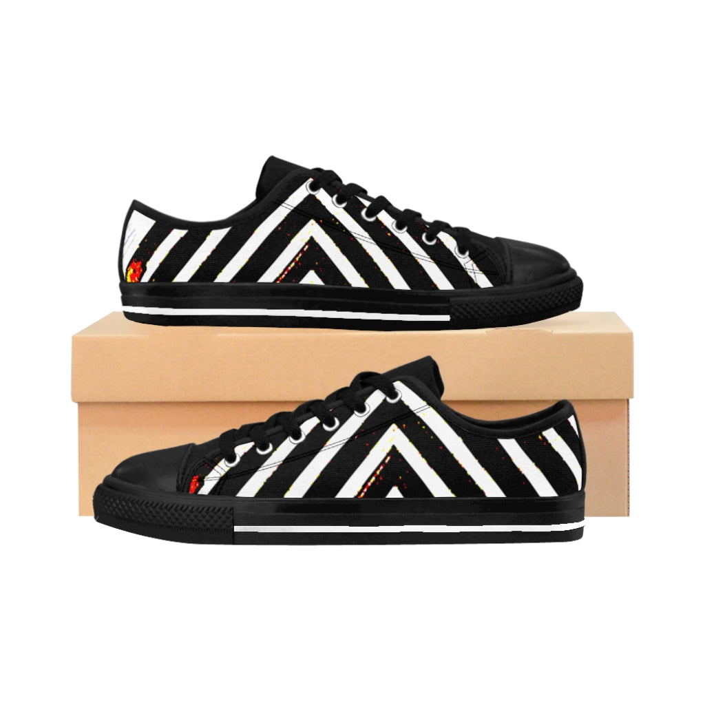 Stripped Women's Sneakers