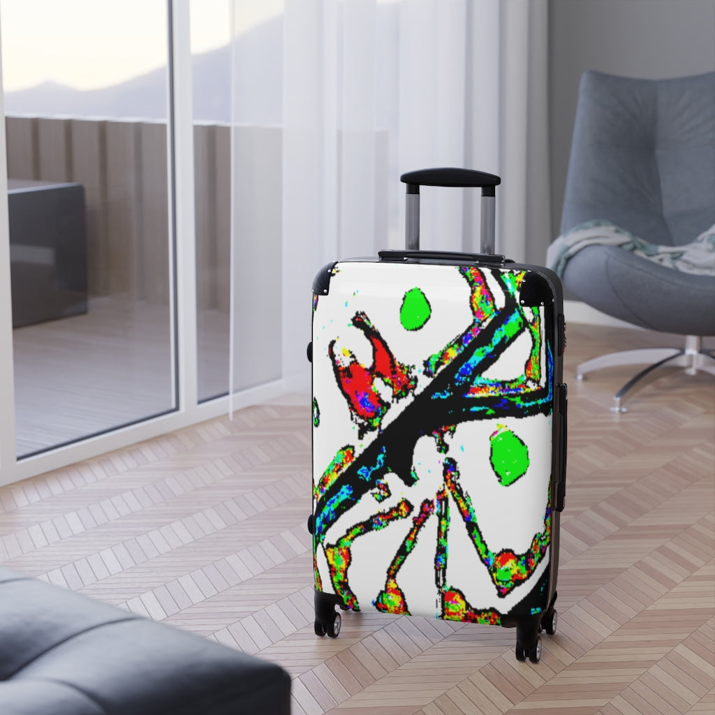 Painted Money Suitcases