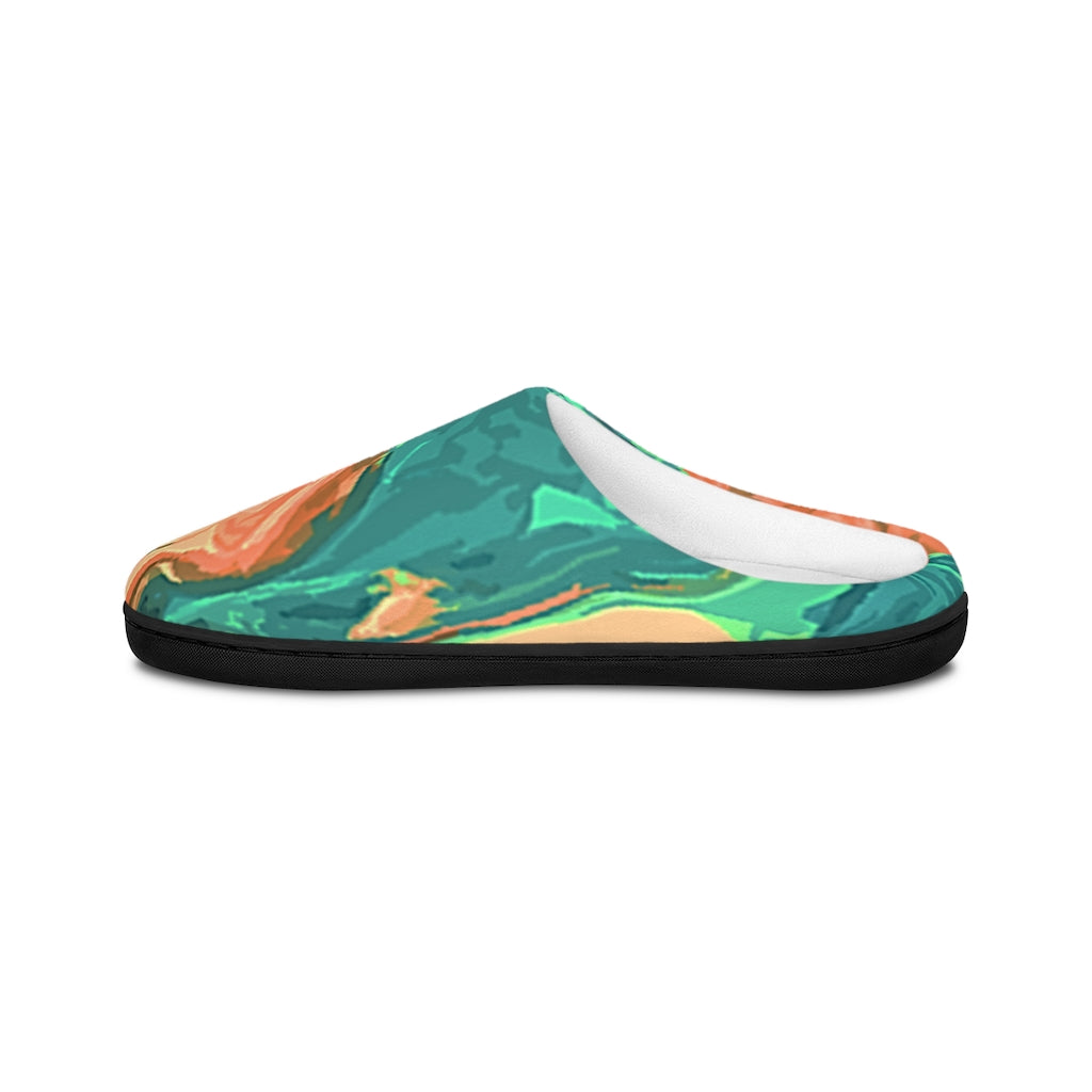 CDEJ Green Marble Indoor Slippers