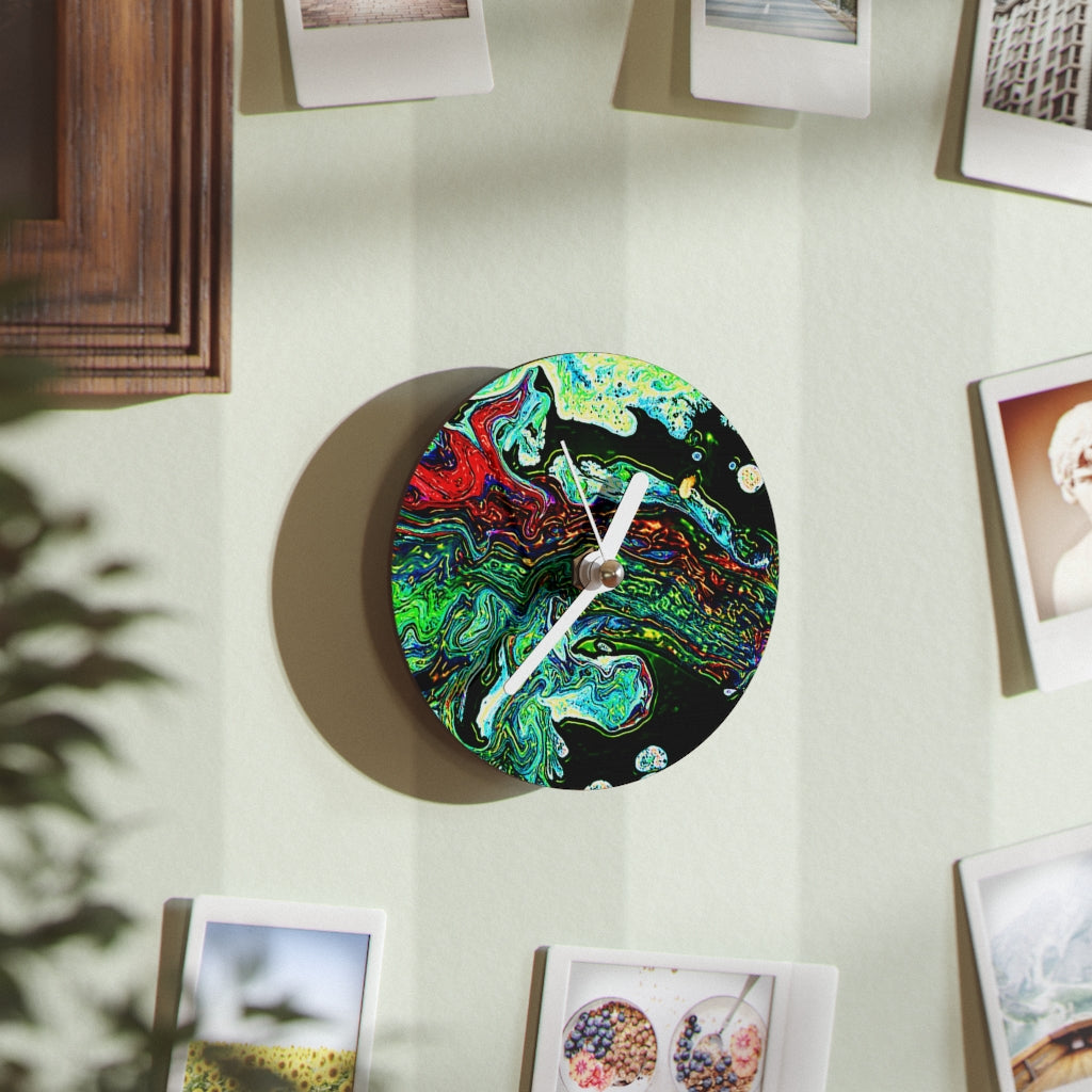 CDEJ Green Fun Wall Clocks