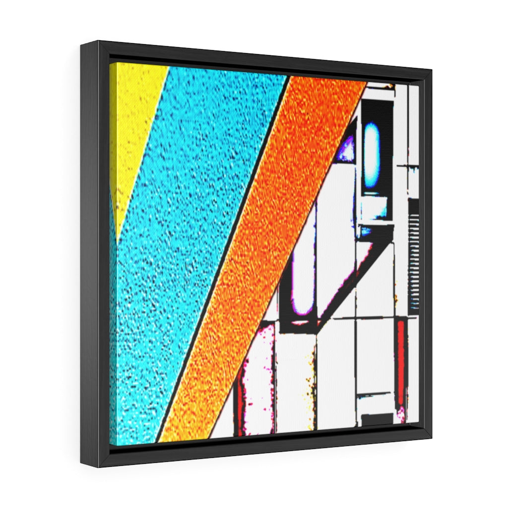 Abstract Gallery Canvas Wraps, Square Frame