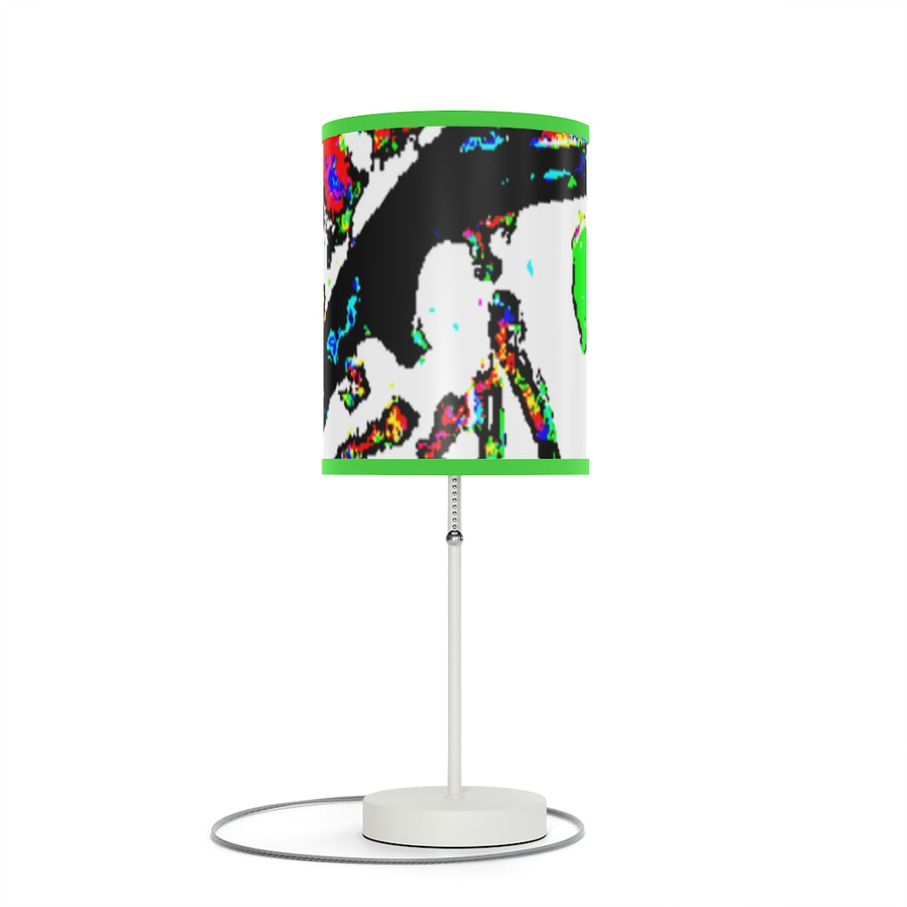 Painted Money Lamp on a Stand, US|CA plug